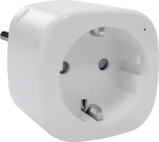 Denver Home smart plug SHP-100 - Google Home - Amazon Alexa - Fonctionne avec TUYA - Contrôle de l'énergie - WiFi - Blanc
