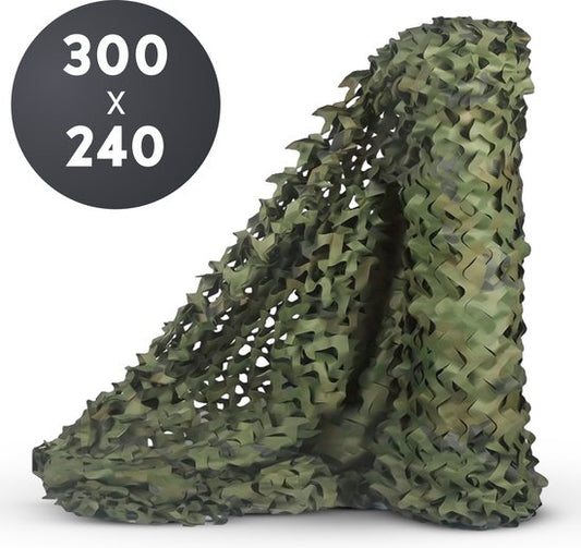 Volcan Filet de camouflage 300x240 - Tissu d'ombrage - Camonet - Vert