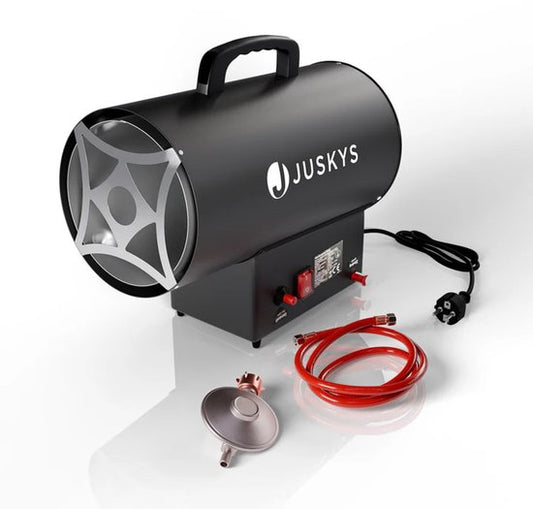 Juskys Ventilateur de cuisinière à gaz - 10kW - 19x36cm - Noir