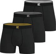 Boxers Bamboo Elements - Lot de 3 - Noir - taille L