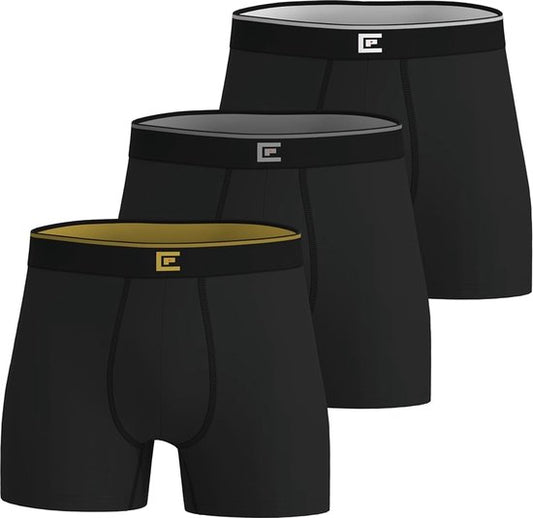 Boxers Bamboo Elements - Lot de 3 - Noir - taille L