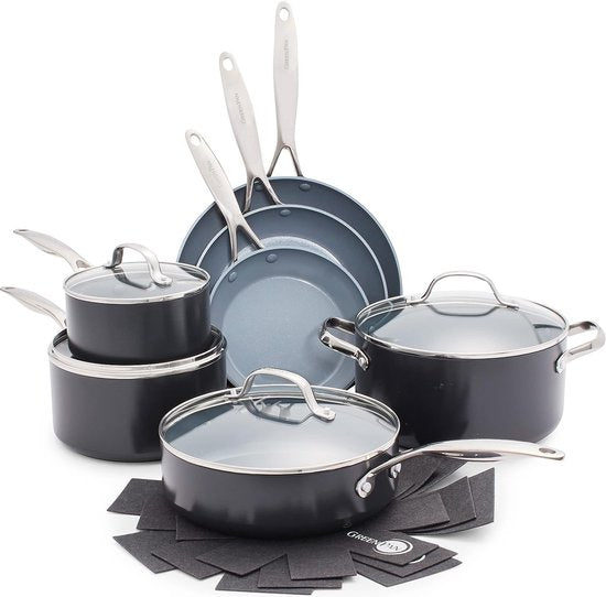 Greenpan Valencia Pro Set de poêles en céramique 16 pièces - CC000763-001