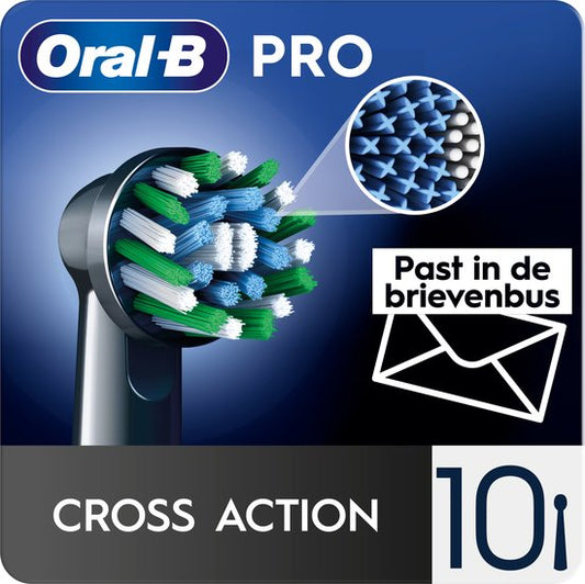 Oral B - 10x têtes de brossage - Cross Action Black