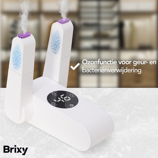 Brixy Séchoir et rafraîchisseur de chaussures blanc
