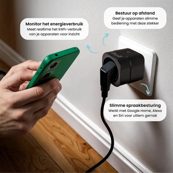 Gologi Smart plug 4 Pieces - Noir