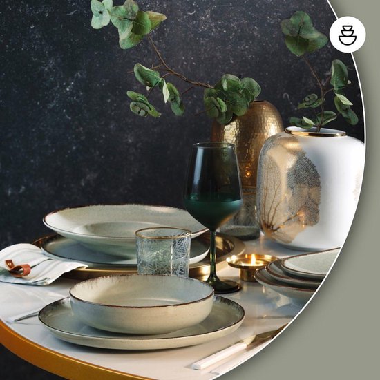 Zino by Hermia Bol - 21 cm - Blanc/Vert