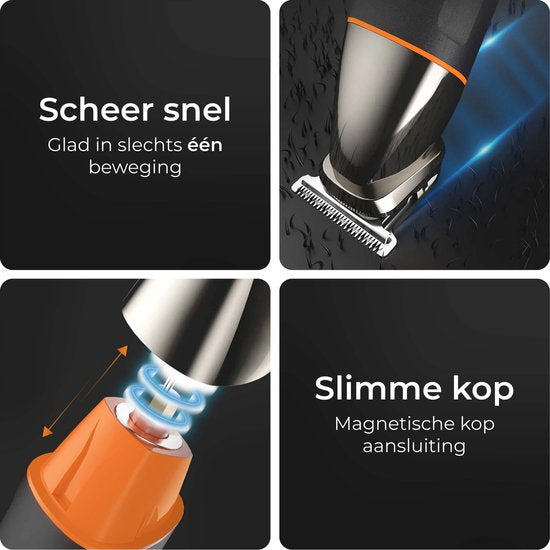 Skoov UltraEdge Trimmer - Rasoir - Pour le visage et le corps - noir