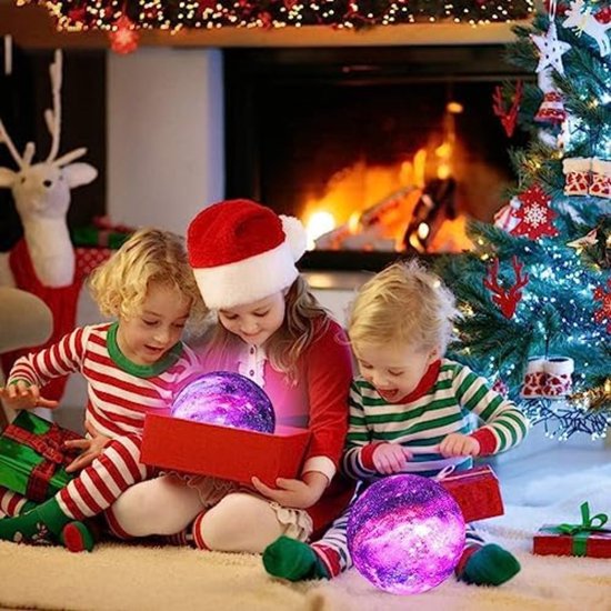 Lampe de lune - 15 CM - Violet - 18x15x15 cm