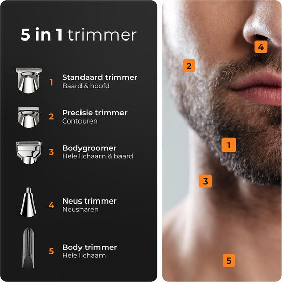 Skoov UltraEdge Trimmer - Rasoir - Pour le visage et le corps - noir