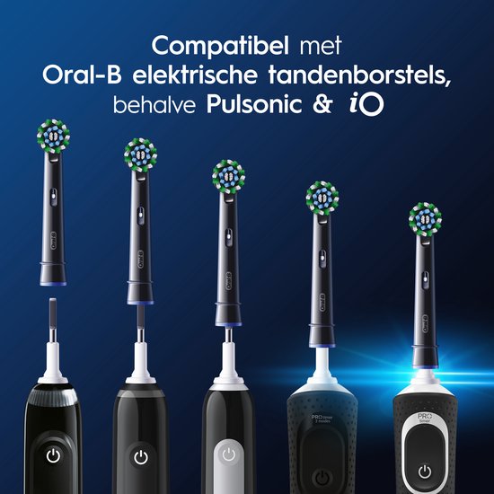 Oral B - 10x têtes de brossage - Cross Action Black