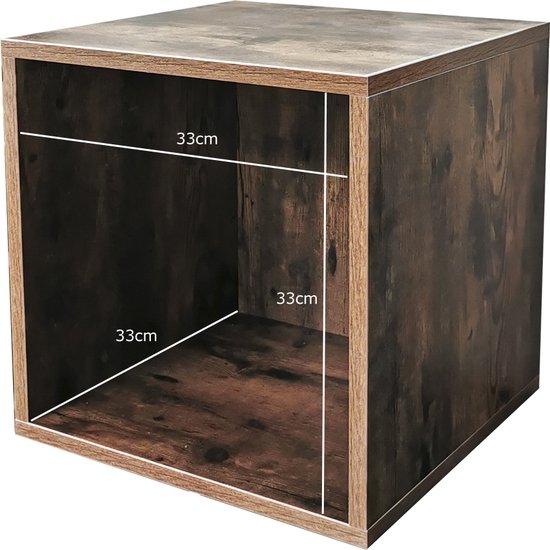 Cube d'armoire de rangement en vinyle LP