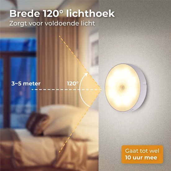 Nuvance - Lampe à Led sans fil - 2 pièces - Lumière blanc chaud - Magnétique - Détecteur jour et nuit - Rechargeable par Usb - Lampe de placard - Lampe murale