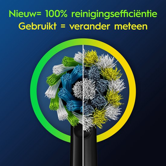 Oral B - 10x têtes de brossage - Cross Action Black