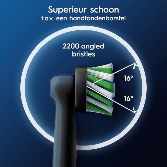 Oral B - 10x têtes de brossage - Cross Action Black