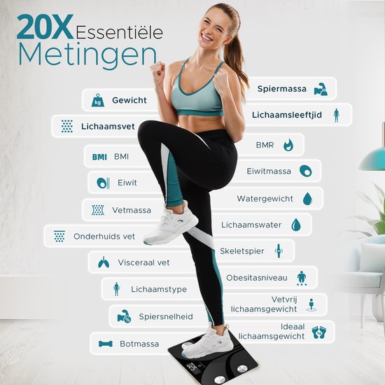 e.volve Scales Pèse-personne numérique - Noir - EV01578