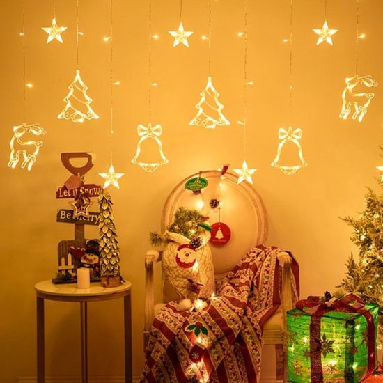 Giftmas LED Guirlande de lumières de Noël avec différentes figures - 2.5Meters
