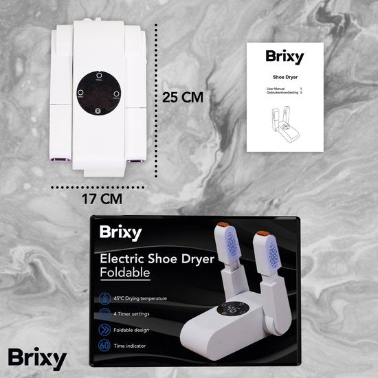 Brixy Séchoir et rafraîchisseur de chaussures blanc