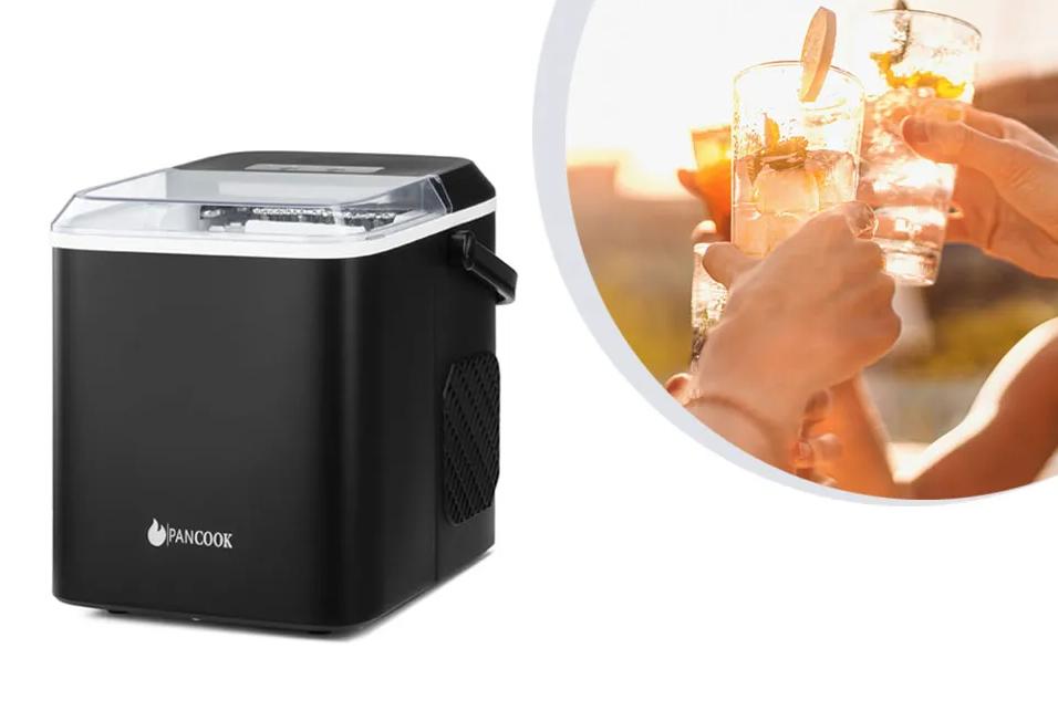 Machine à glaçons Pancook pour des boissons délicieusement rafraîchissantes - Noir