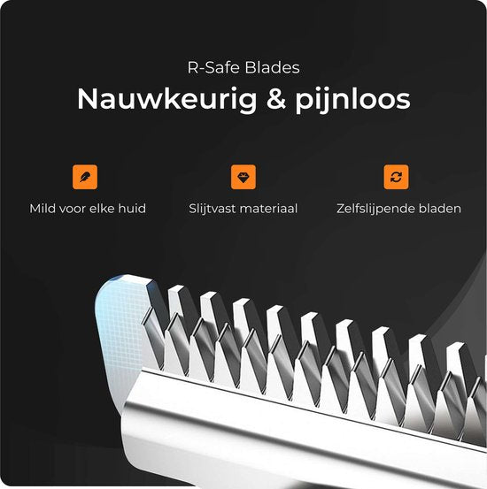 Skoov UltraEdge Trimmer - Rasoir - Pour le visage et le corps - noir