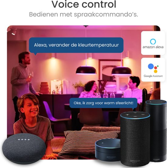 Gologi Smart Wall Lamp - Intérieur et extérieur - Eclairage vers le haut et vers le bas - Dimmable - Industriel - Lampe intelligente - Lampe d'extérieur - Etanche - Efficace sur le plan énergétique et inoxydable - RGB - Avec App - Noir