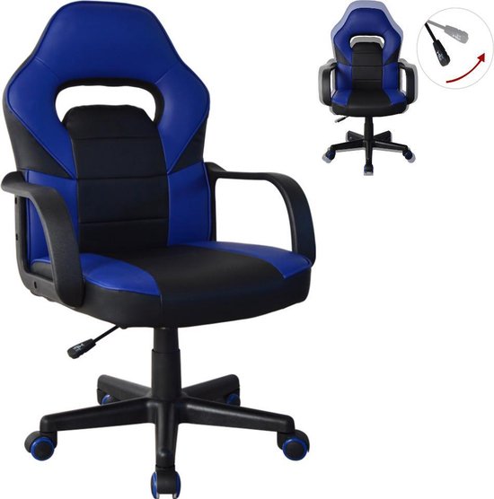 VDD Chaise de jeu Thomas junior - noir bleu
