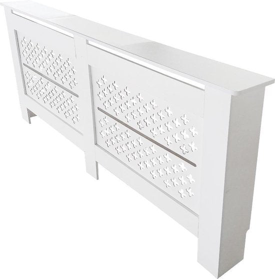Elegant Radiator Enclosure - Boîtier de chauffage - Boîtier de radiateur blanc - 172 cm x 82 cm