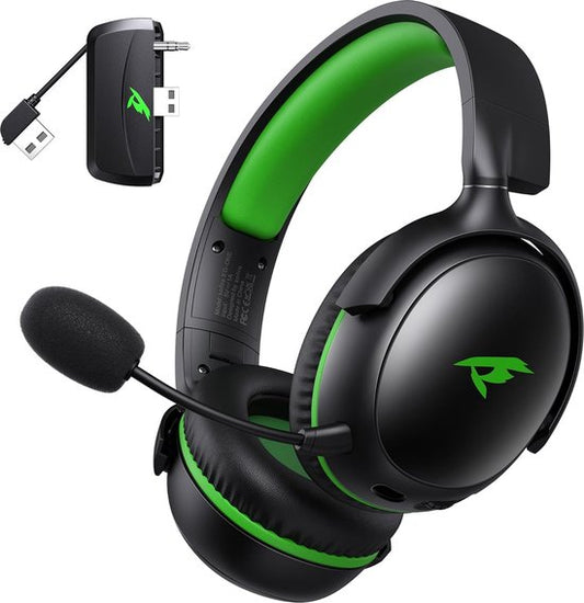 Kofire XG-ONE - Casque de jeu sans fil avec microphone - Casque supra-auriculaire - Xbox Series X|S|One - Nintendo Switch/PS4/PS5/PC - Noir vert