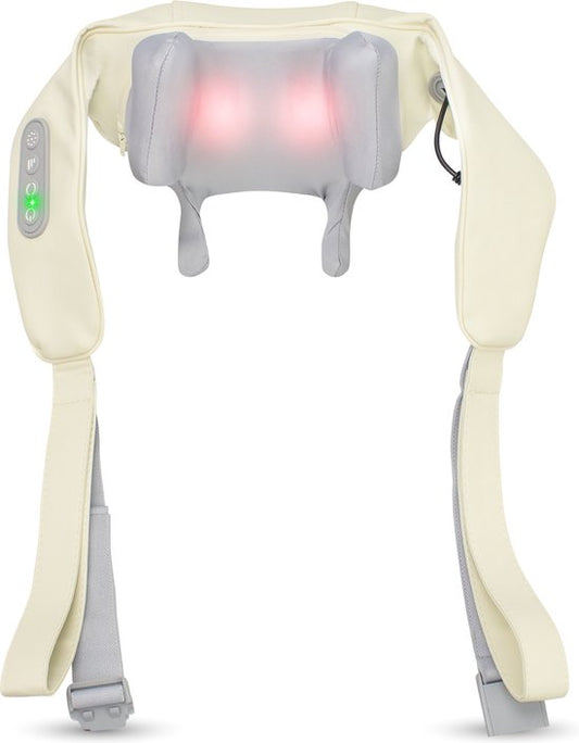 Nuvance - Coussin de massage pour les bras, le dos et les jambes Blanc