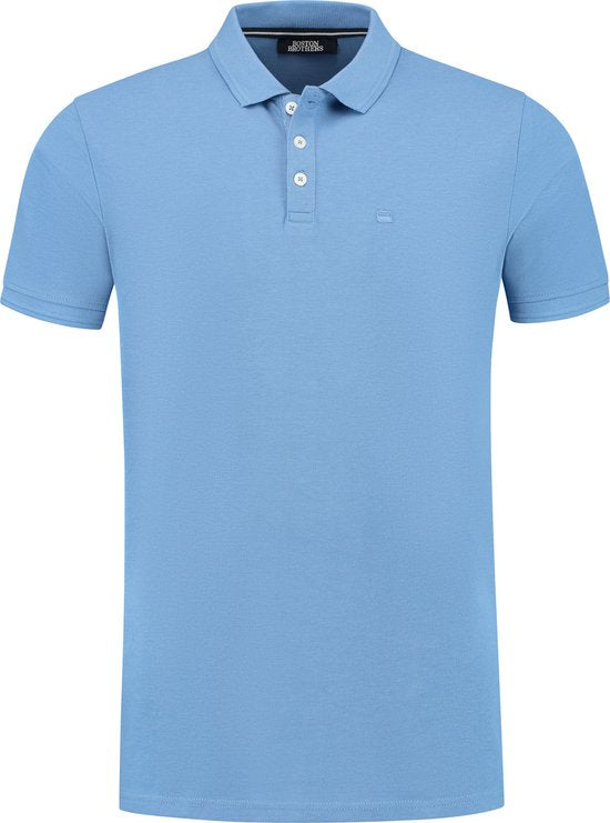Polo en maille Boston Brothers - Bleu - Taille L
