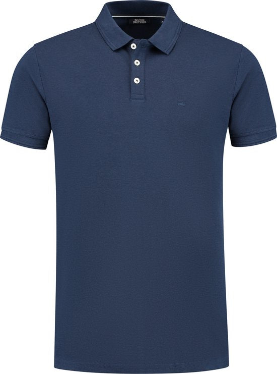 Polo en maille Boston Brothers - Bleu - Taille L
