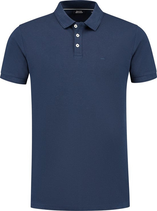 Polo en maille Boston Brothers - Bleu - Taille L