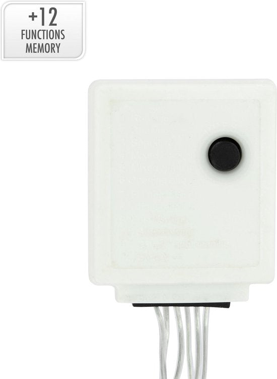 Rideau lumineux - 240LED - 225x150cm - blanc froid