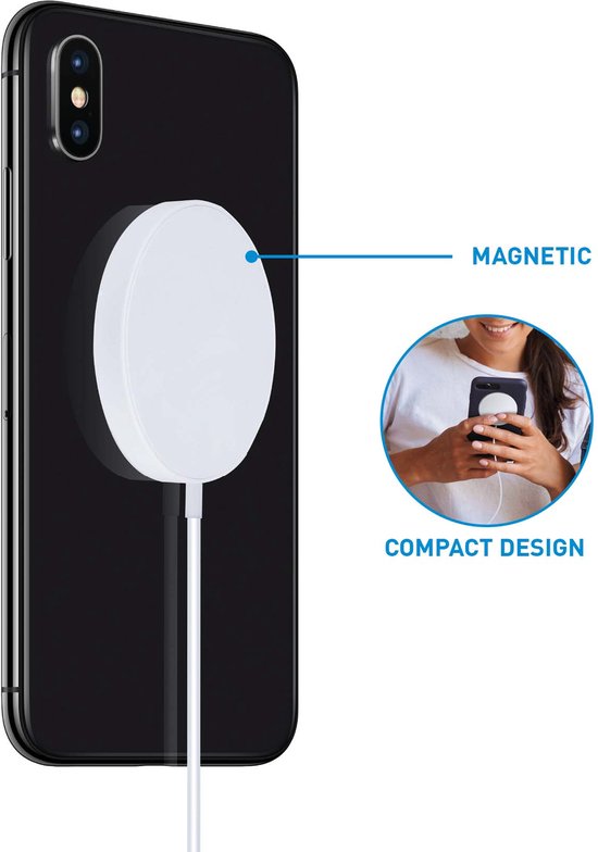 grundig Chargeur sans fil QI - magnétique et 15 Watt