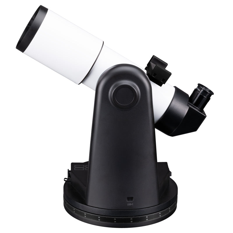 Télescope Bresser ISA Space Exploration NASA PushTo AR 70/350 Smart – Réfracteur de 70 mm avec application et filtre solaire