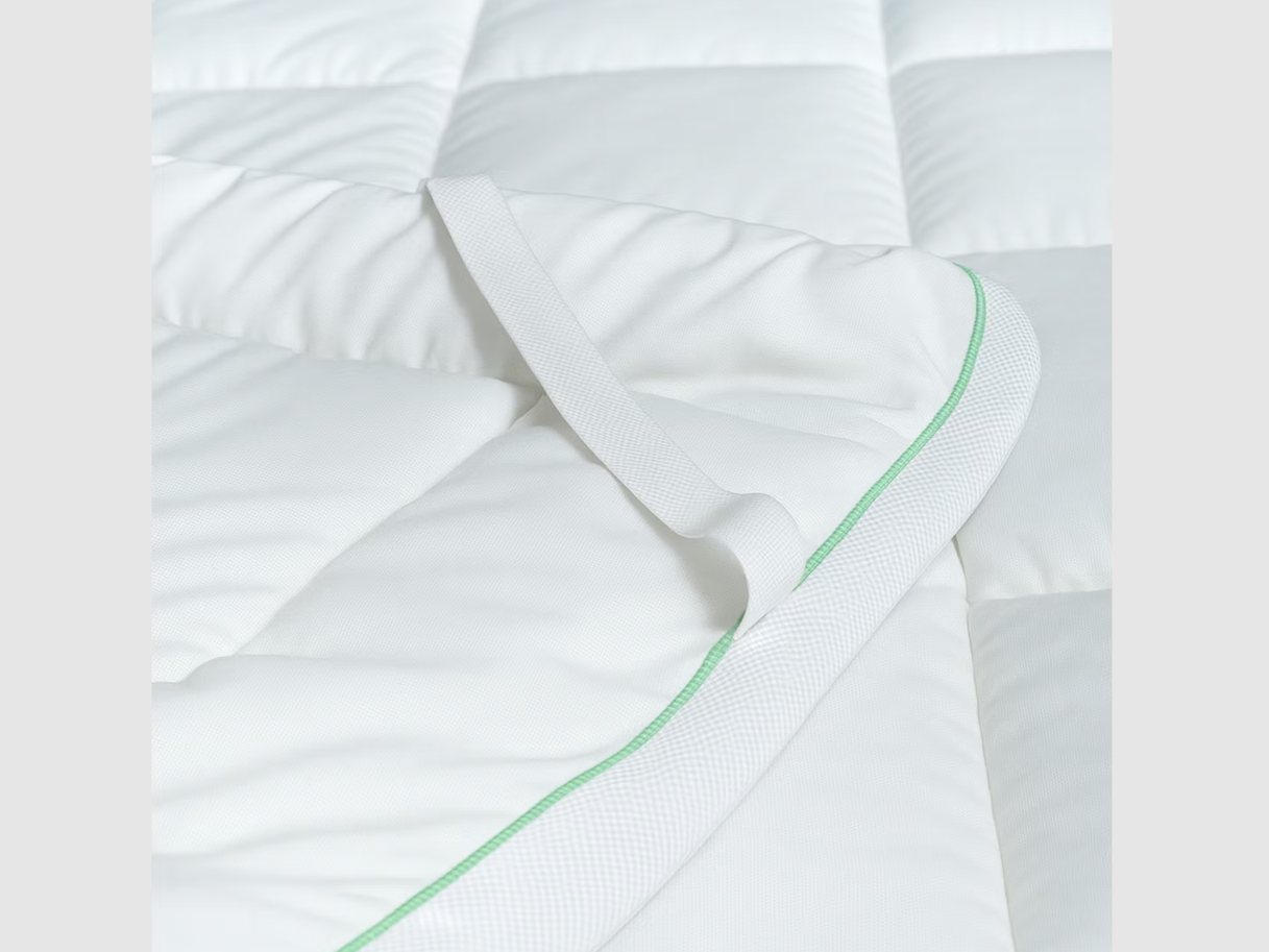 Surmatelas en bambou Zydante - 160 x 200 cm - Lavable - Respirant