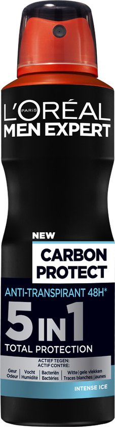 L'Oréal Men Expert Carbon Protect 5 in1 Déodorant - 150 ml