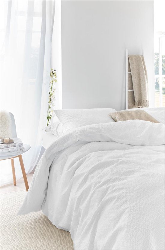 Beddinghouse Wave housse de couette - Plain - Lits-Jumeaux - 240x200/220 - White