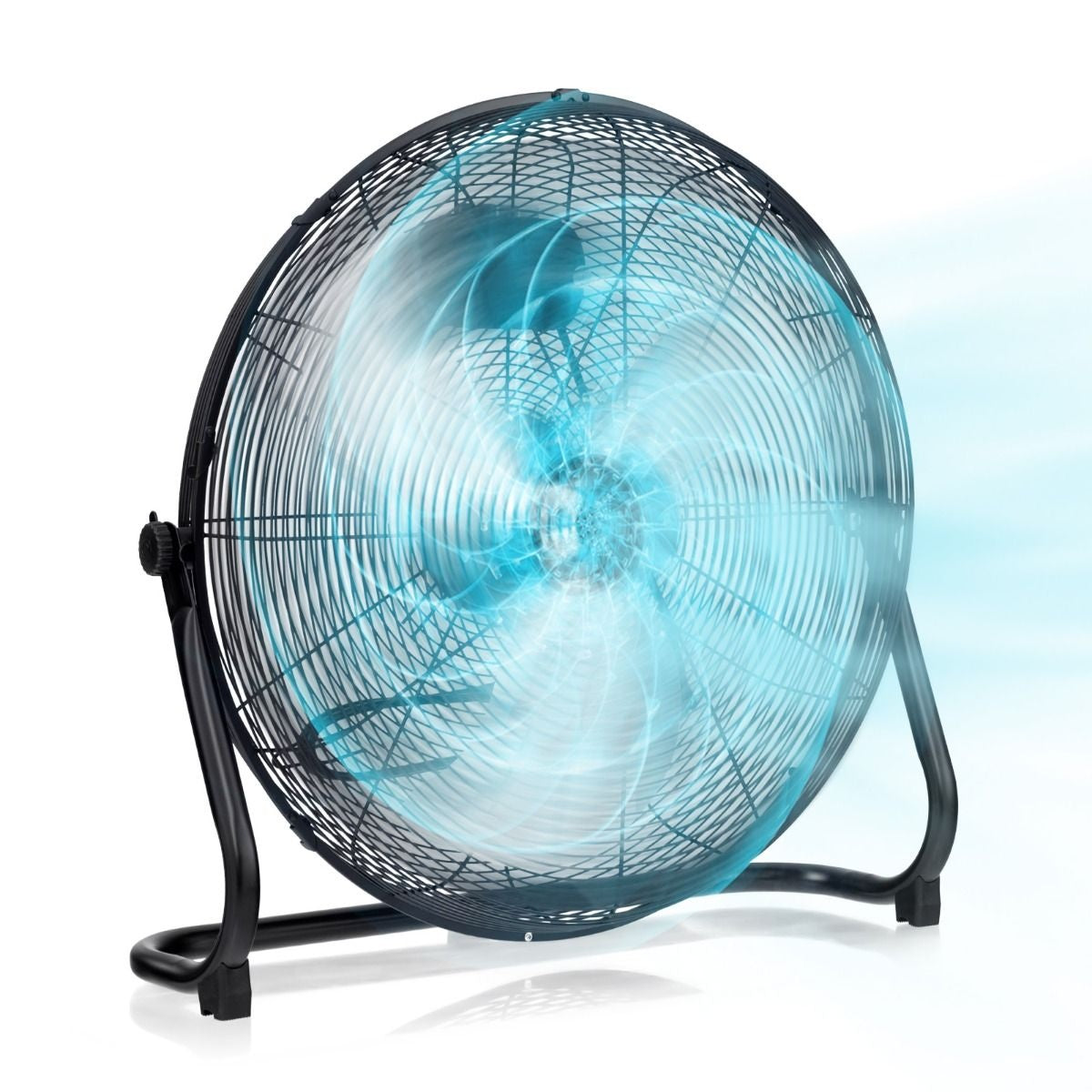 Coast Ventilateur de sol - 3 vitesses - réglable à 145° - 160W - 62 x 20 x 59 cm - Noir