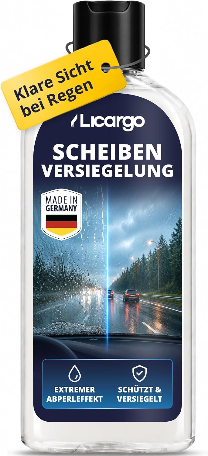 LICARGO Revêtement pour vitres de voiture 250 ml - Effet déperlant extrême pour une visibilité optimale