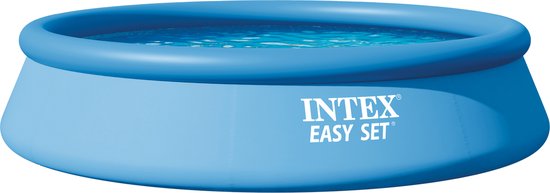 Kit de piscine gonflable Intex Easy Set - Ø 396 x 84 cm avec pompe-filtre