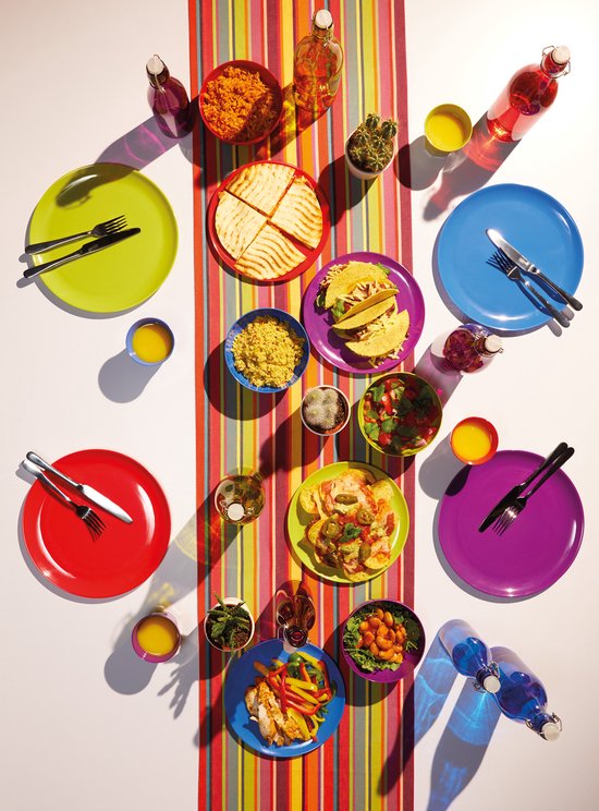 Bols en plastique mélaminé Colourworks - Multi-color Set of 4