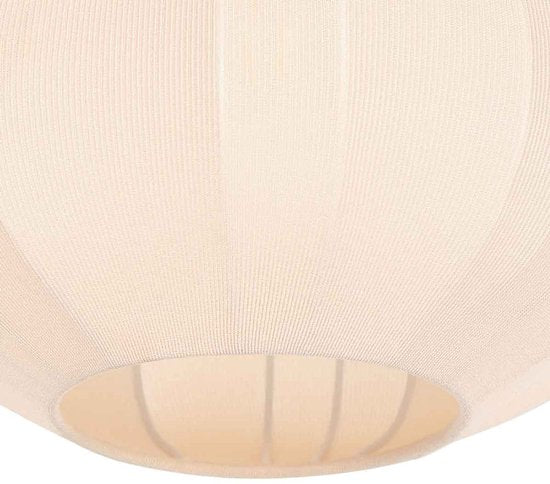 Anne Lighting - lampe suspendue - Sable - beige crème - tissu - Ø 28cm - E27 - 4123CR