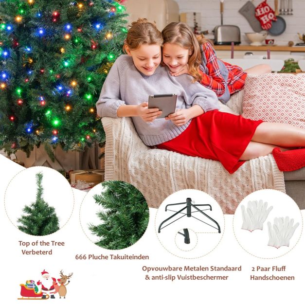 Coast Artificial Christmas tree - LED - 183 cm - Ø 96 cm - Vert