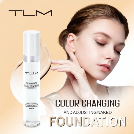 TLM Foundation® Colour Changing Foundation - Fond de teint coloré 2025