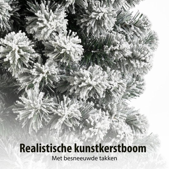 Black Box Trees Charlton : sapin de Noël artificiel étroit - H 185 x Ø 53 cm - Vert