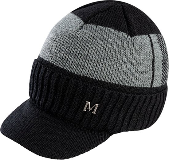 Milanoro - Bonnet chaud pour garder la tête au chaud par temps froid - Noir
