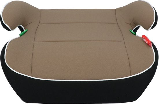 Rehausseur Carkids I-Size Sam - Conforme à la norme I-Size R-129 - Pour les enfants mesurant entre 125 et 150 cm – Housse amovible et lavable - Installation flexible - Taupe/Noir