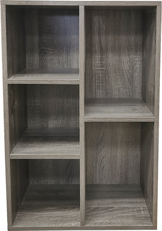 Armoire de rangement pour disques vinyles, CD et DVD - bibliothèque - étagère à compartiments ouverts - armoire murale
