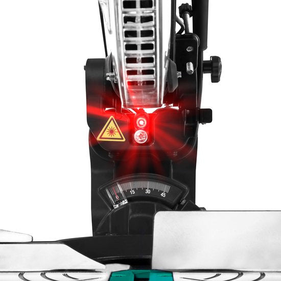 VONROC Tronçonneuse, 1500W, Ø216mm - Guide laser - Lame de scie TCT 40T incluse