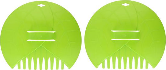 Kinzo Garden Leaf Grabs - 2 pièces - pour ratisser les feuilles et les déchets de jardin ensemble